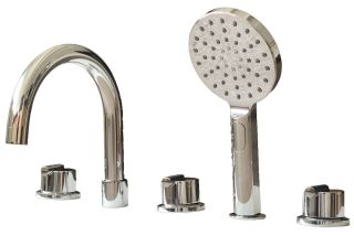 Смеситель на борт ванны Royal Bath Tudor хром RB104